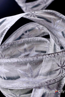 Winterriem – breedte 40 mm – wit-groen-zilver  